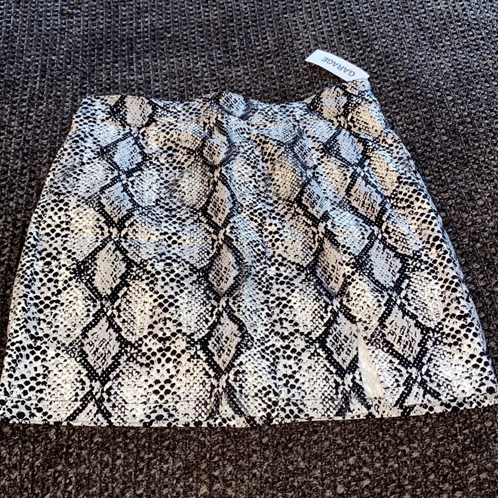 Snake skin skirt